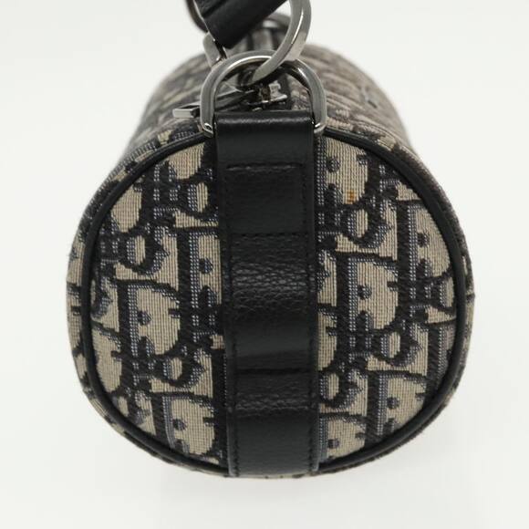 DIOR Trotter Canvas Oblique Shoulder Bag Blue - Picture 5 of 14